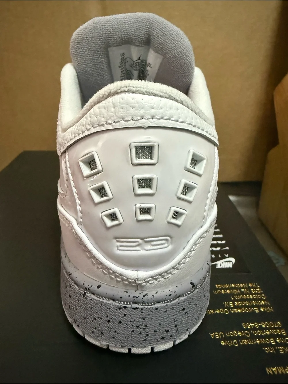 Jordan Men’s White and Gray Low-Top Sneakers